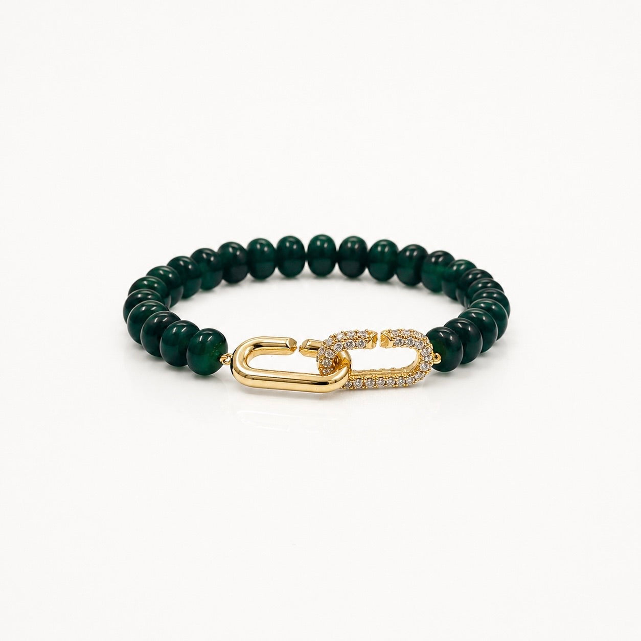 Green Aventurine Signature Toggle Bracelet