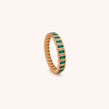 Emerald Rhythm Stretch Bracelet