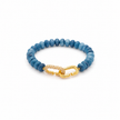 Blue Apatite Signature Toggle Bracelet