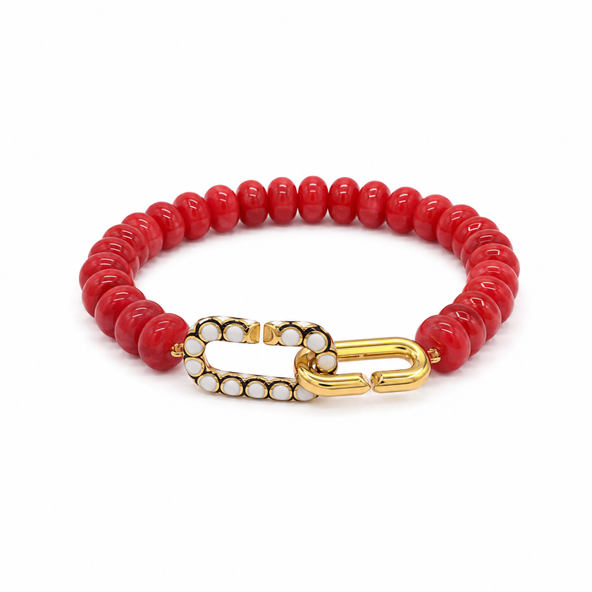 Red Aventurine Signature Toggle Bracelet