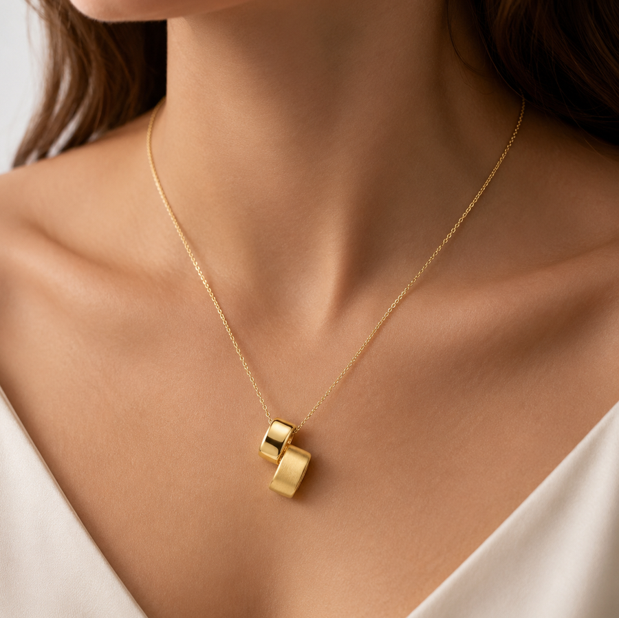 Brushed Mood Offbeat Necklace