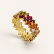 Rainbow Eternity Ring