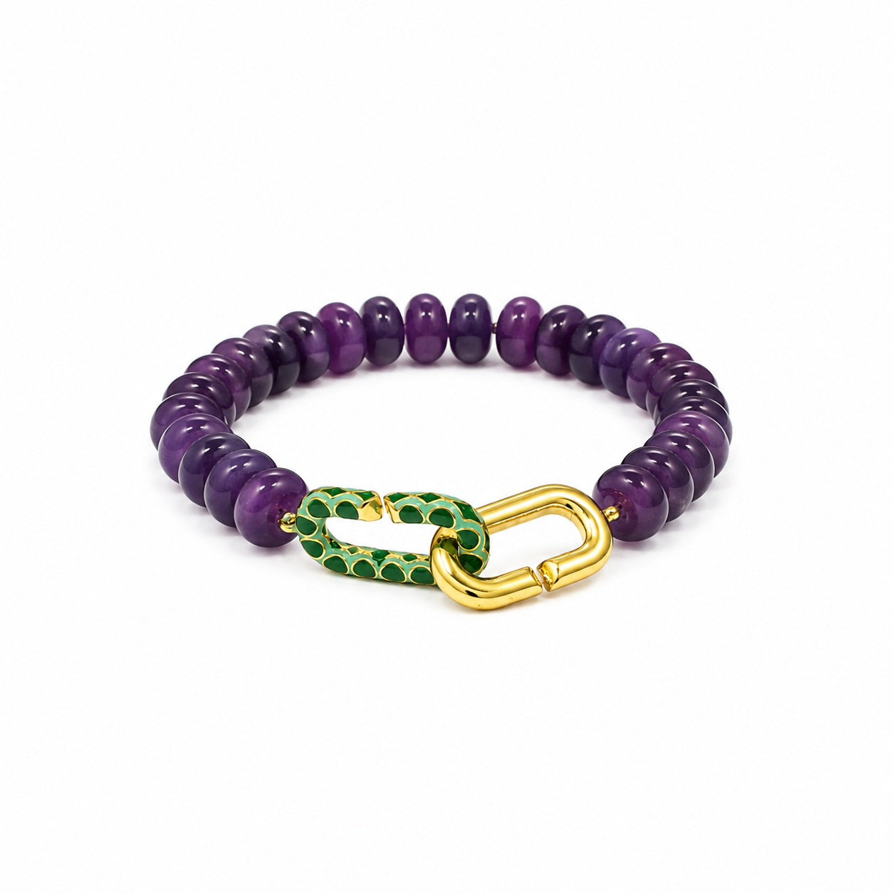 Amethyst Signature Toggle Bracelet