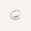 Silver Orbit Loop Ring