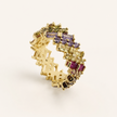 Rainbow Eternity Ring