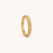 Gilded Link Stretch Bracelet
