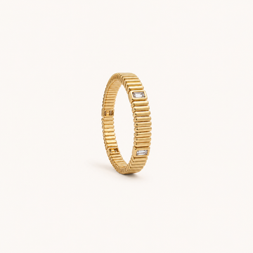 Gilded Link Stretch Bracelet