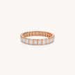 Aquamarine Rhythm Stretch Bracelet