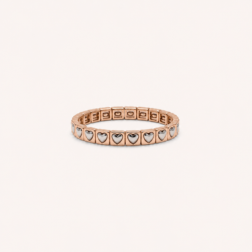 Infinite Love Stretch Rosegold Bracelet