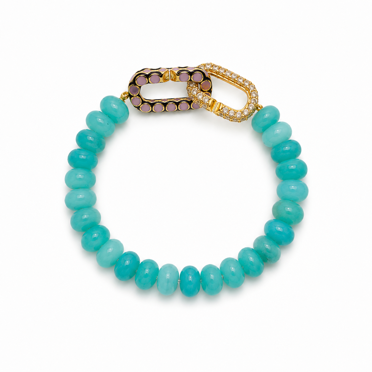 Labradorite Signature Toggle Bracelet