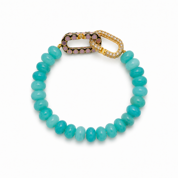 Labradorite Signature Toggle Bracelet