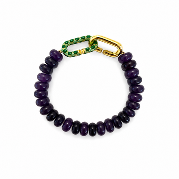 Amethyst Signature Toggle Bracelet