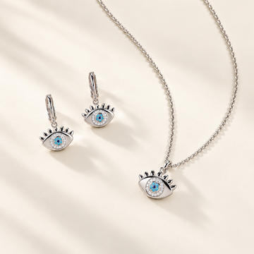Evil Eye Pendant Set