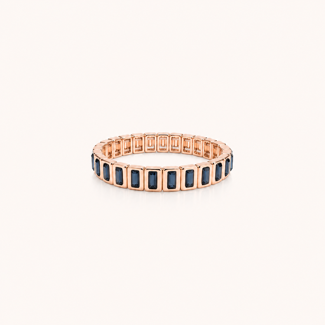 Tanzanite Rhythm Stretch Bracelet