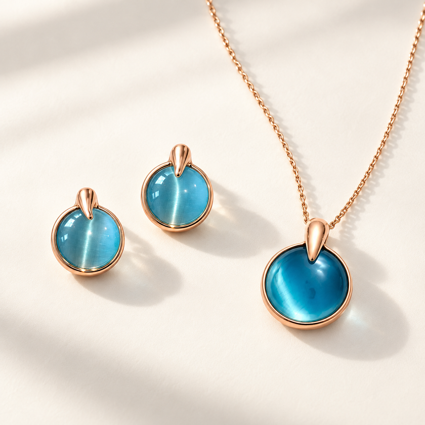 Ocean Whisper Pendant Set