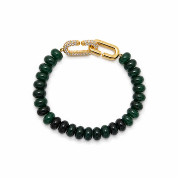 Green Aventurine Signature Toggle Bracelet
