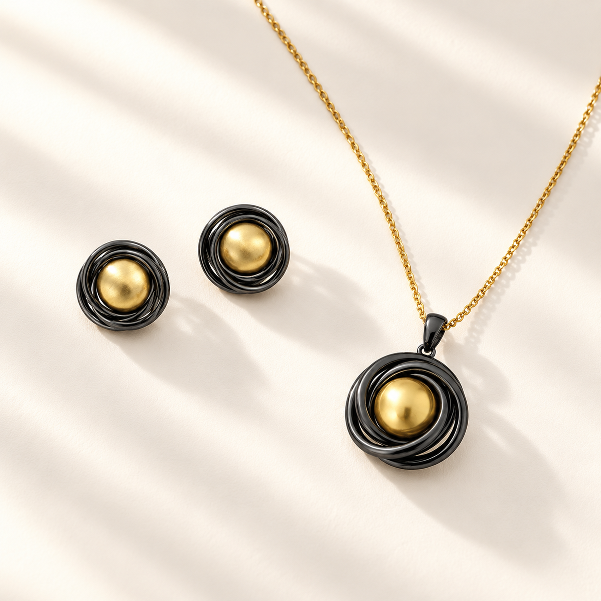 Eclipse Orbit Pendant Set