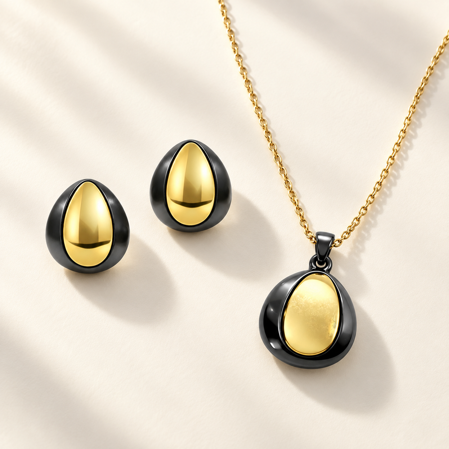 Midnight Gaze Pendant Set