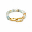 Amazonite Signature Toggle Bracelet