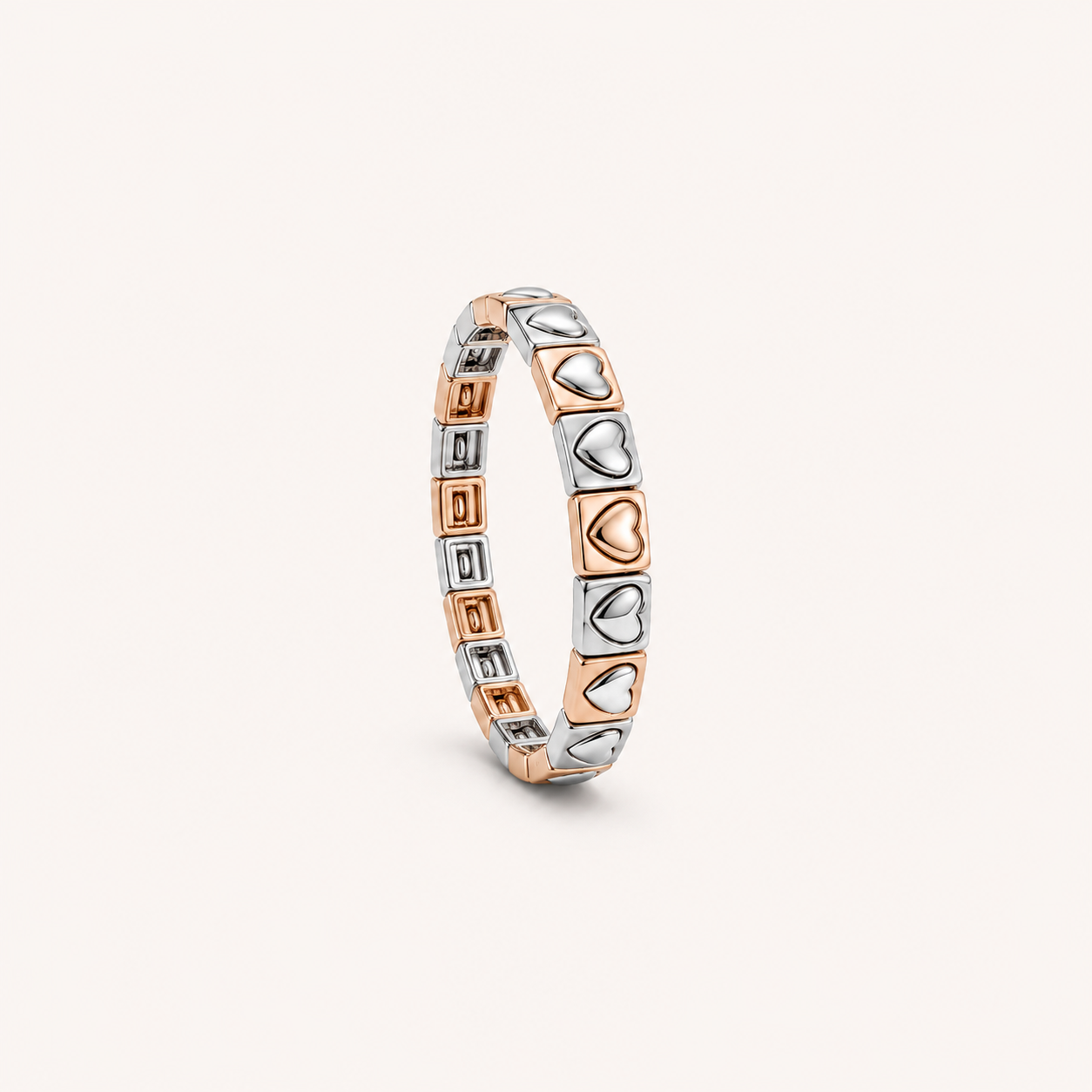 Infinite Love 2 Tone Stretch Bracelet