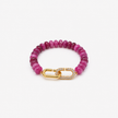 Purple Jade Signature Toggle Bracelet