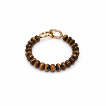 Tigers Eye Signature Toggle Bracelet