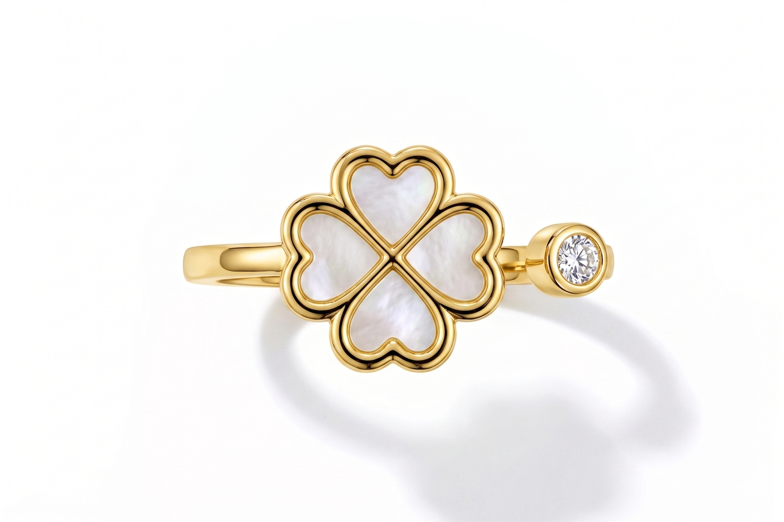 Clover Open Ring