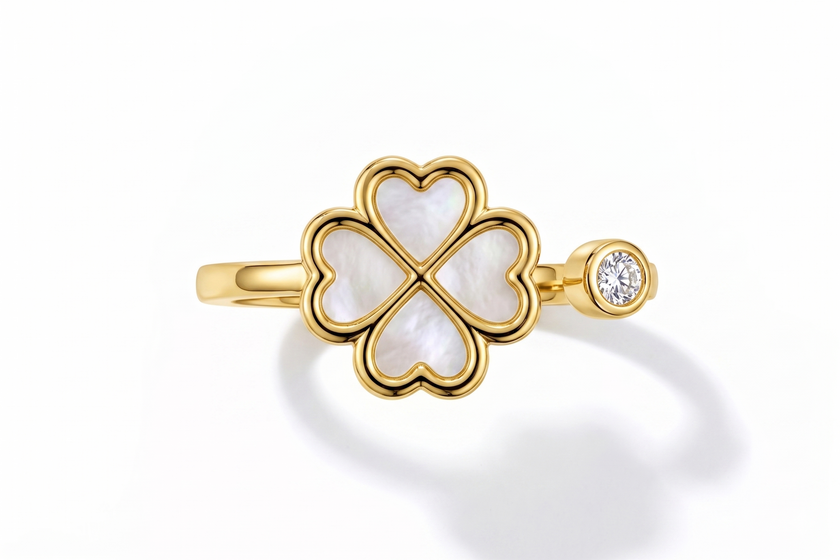 Clover Open Ring