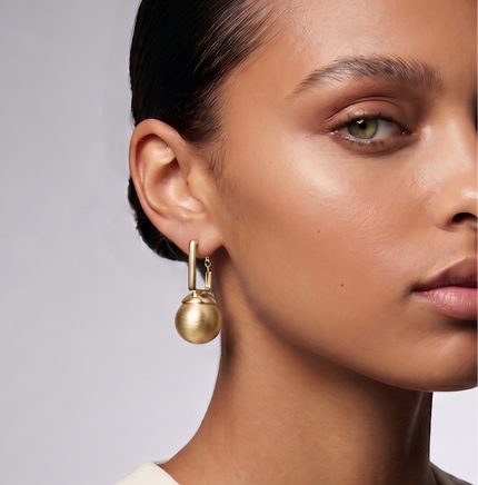 Brushed Mood Orbit Earrings