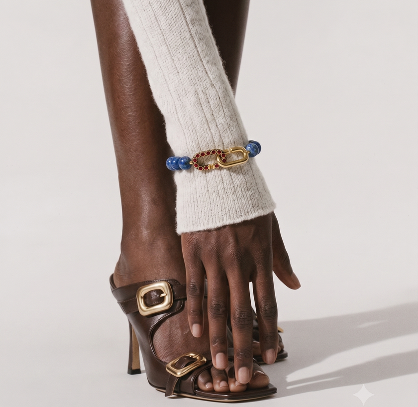 Lapis Lazuli Signature Toggle Bracelet