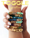 Green Aventurine Signature Toggle Bracelet