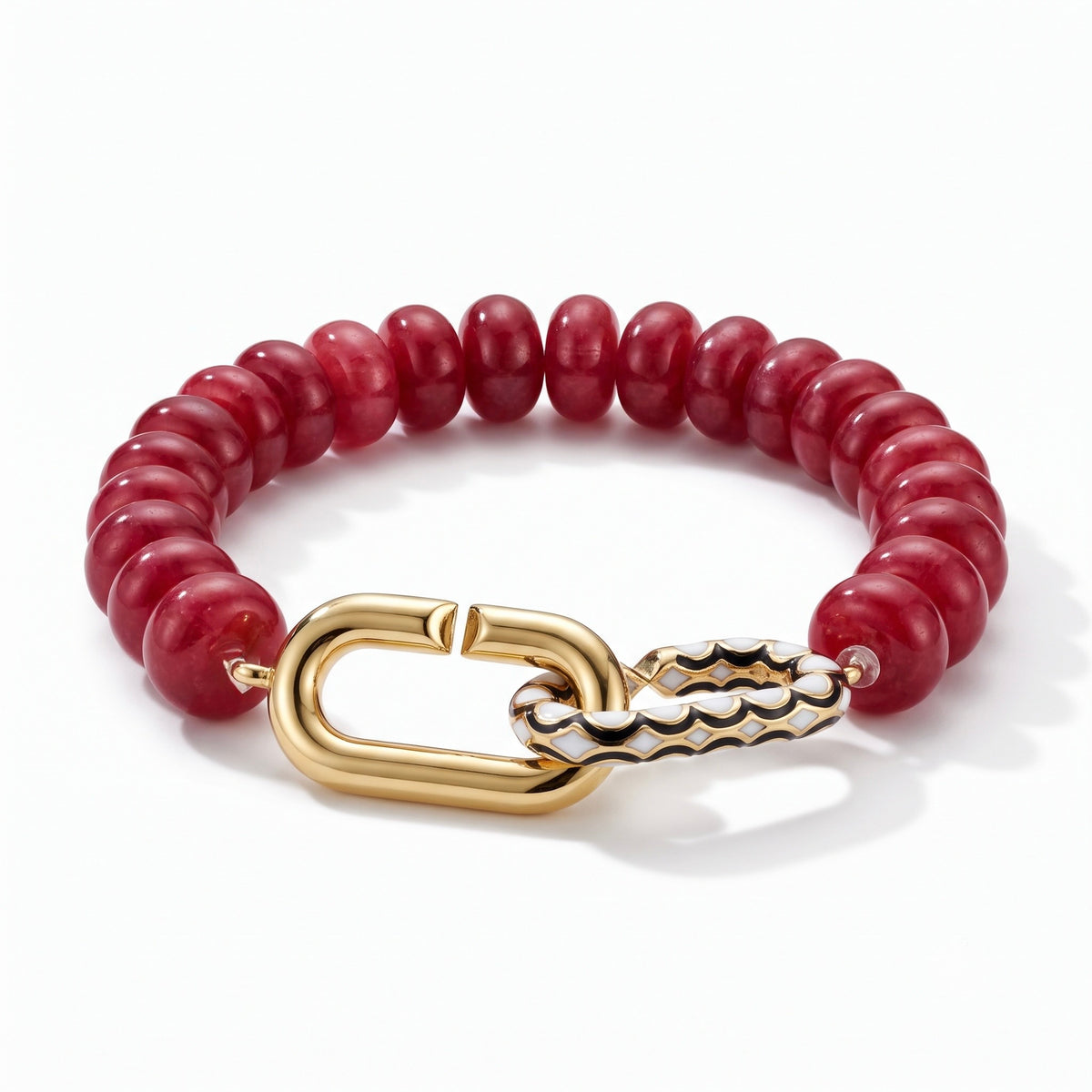 Red Aventurine Signature Toggle Bracelet