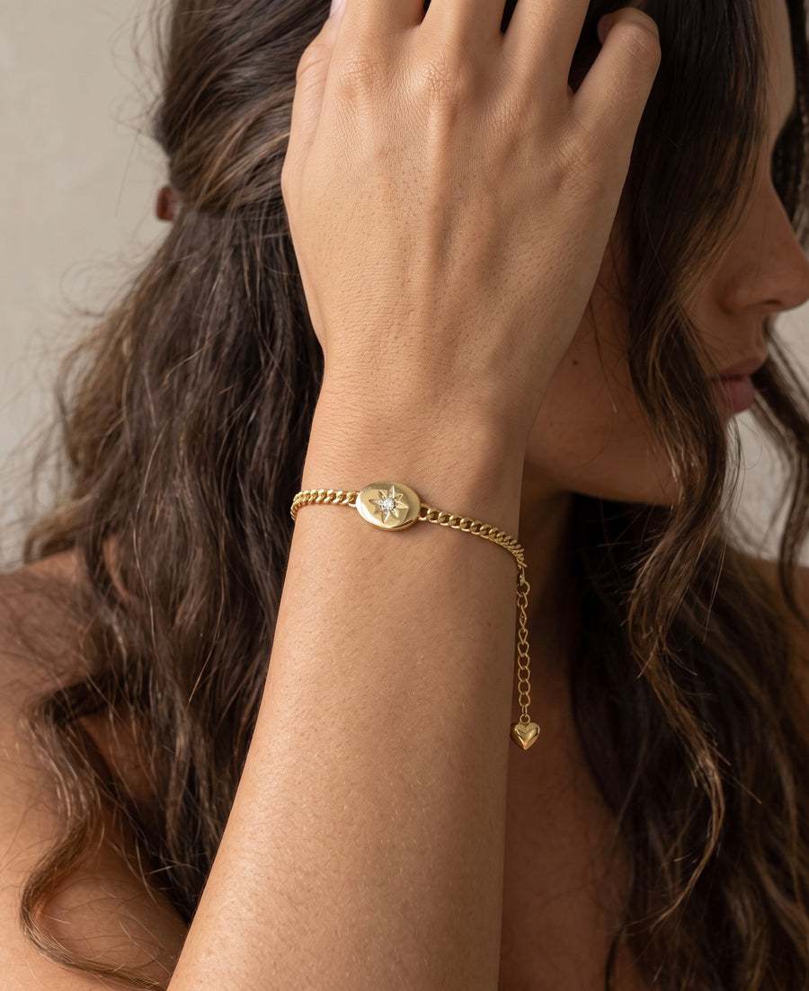 North Star Medallion Bracelet