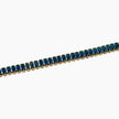 Midnight Blue Baguette Bolo Bracelet