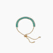 Aqua Blue Baguette Bolo Bracelet