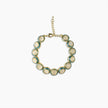 Teal Enamel Stone Bracelet