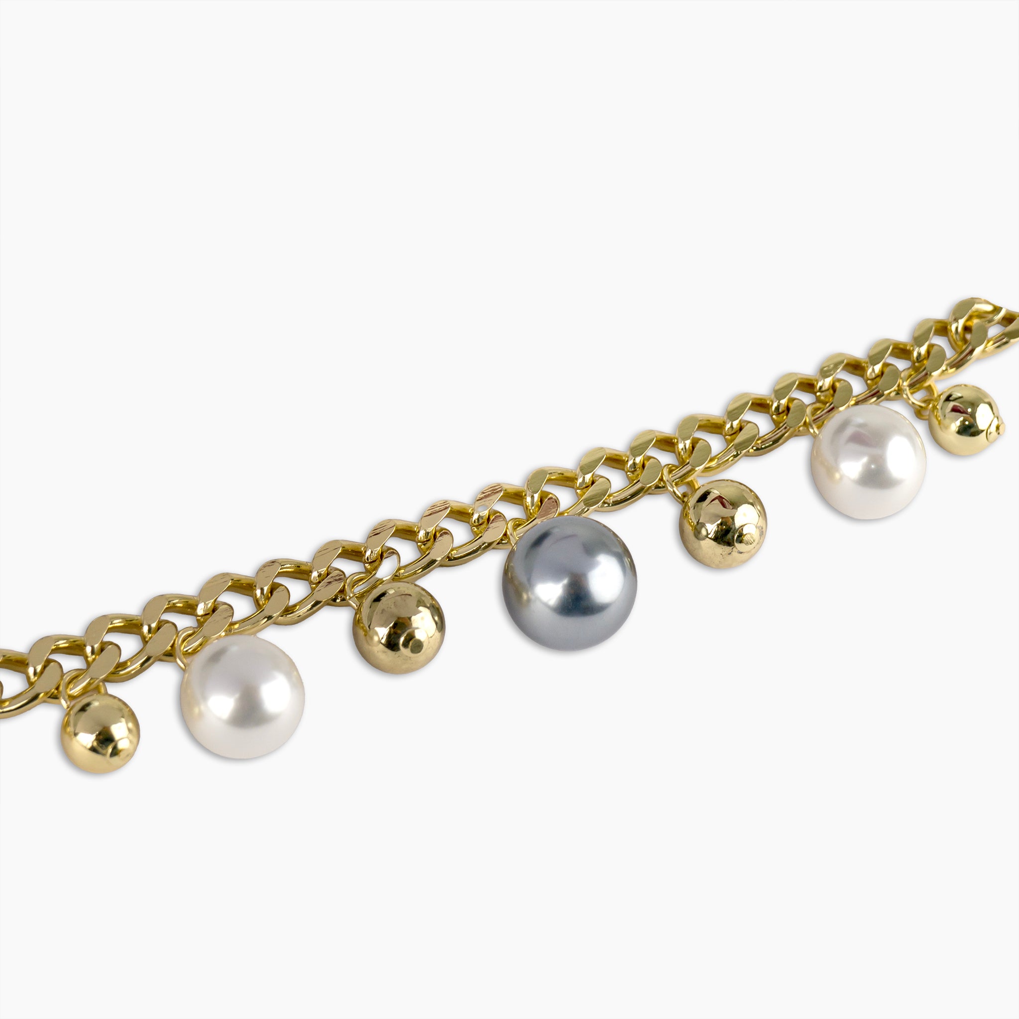 Pearl Parade Charm Bracelet