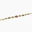 Golden Teardrop Gemstone Bracelet