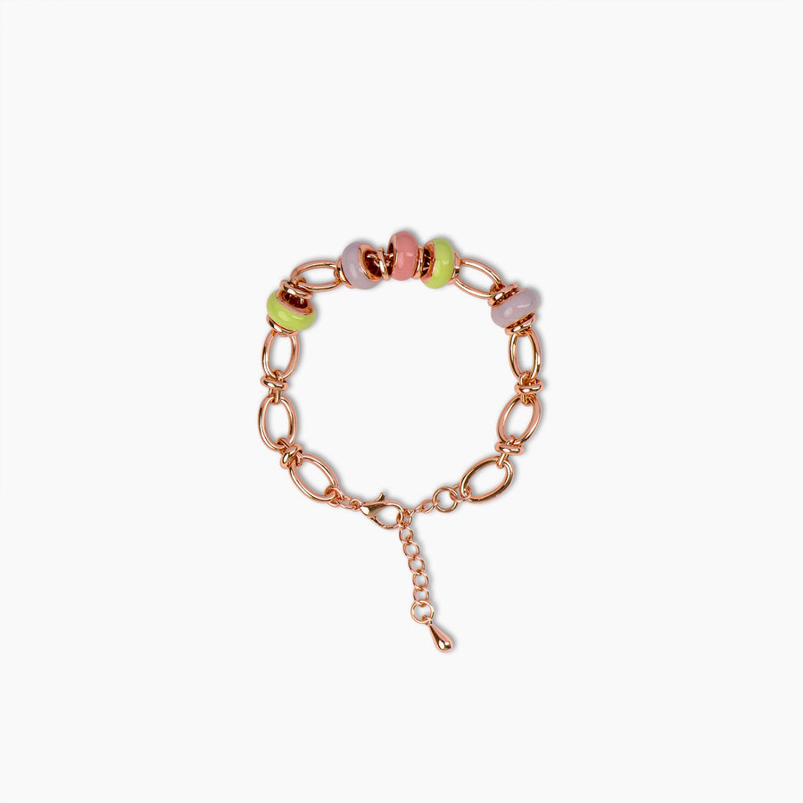 Pastel Charm Link Bracelet