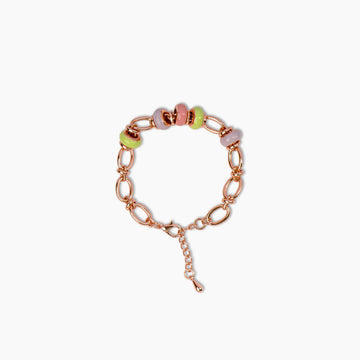 Pastel Charm Link Bracelet