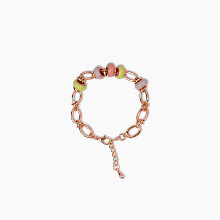 Pastel Charm Link Bracelet