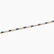 Sapphire & Diamond Baguette Tennis Bracelet