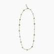 Sage Bead Station Necklace