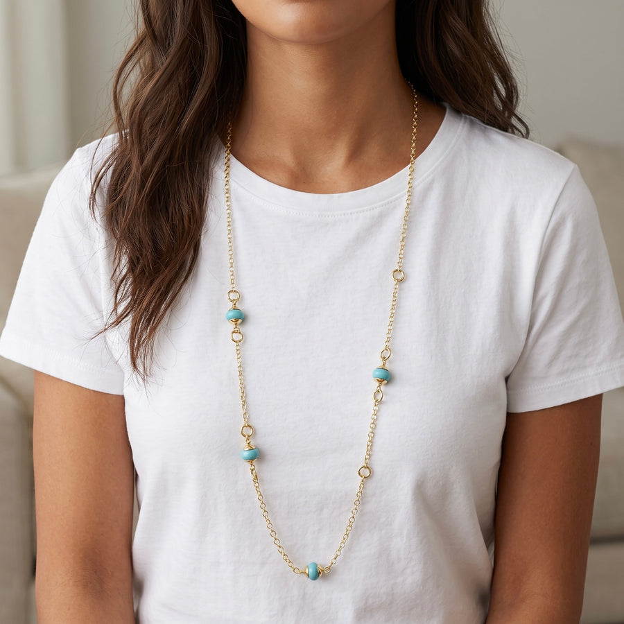 Laguna Bead Station Necklace