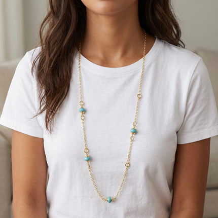 Laguna Bead Station Necklace
