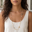 Luna Pearl Station Necklace