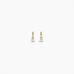 Pearl Drop Huggie Earrings