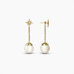 Starfall Pearl Drop Earrings