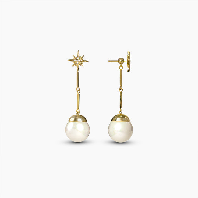 Pearl Dew Drop Earrings