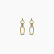 Interlock Link Drop Earrings